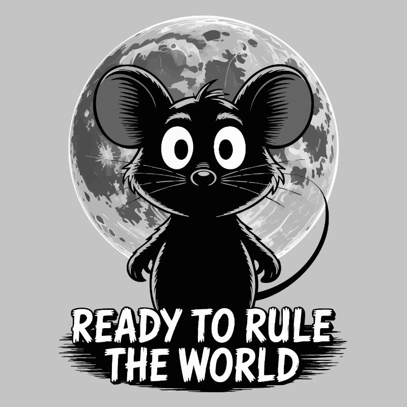 Prêt à conquérir le monde – Souris au clair de lune