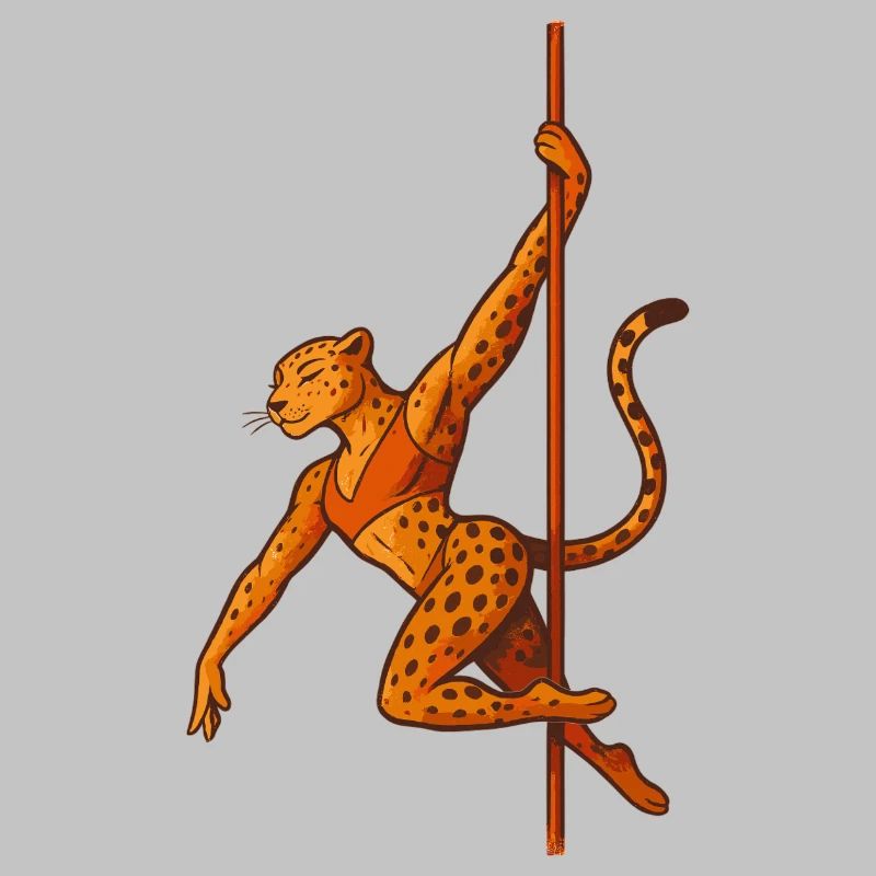 Pole Dance Leopard Pole Dancer Gift