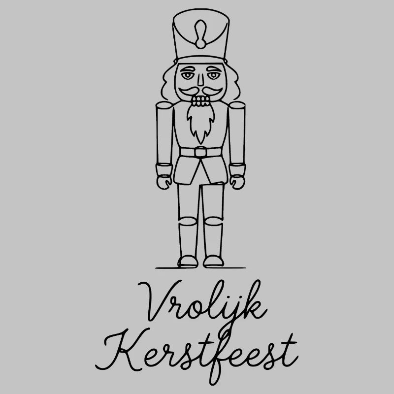 Vrolijk Kerstfeest Nutcracker Christmas