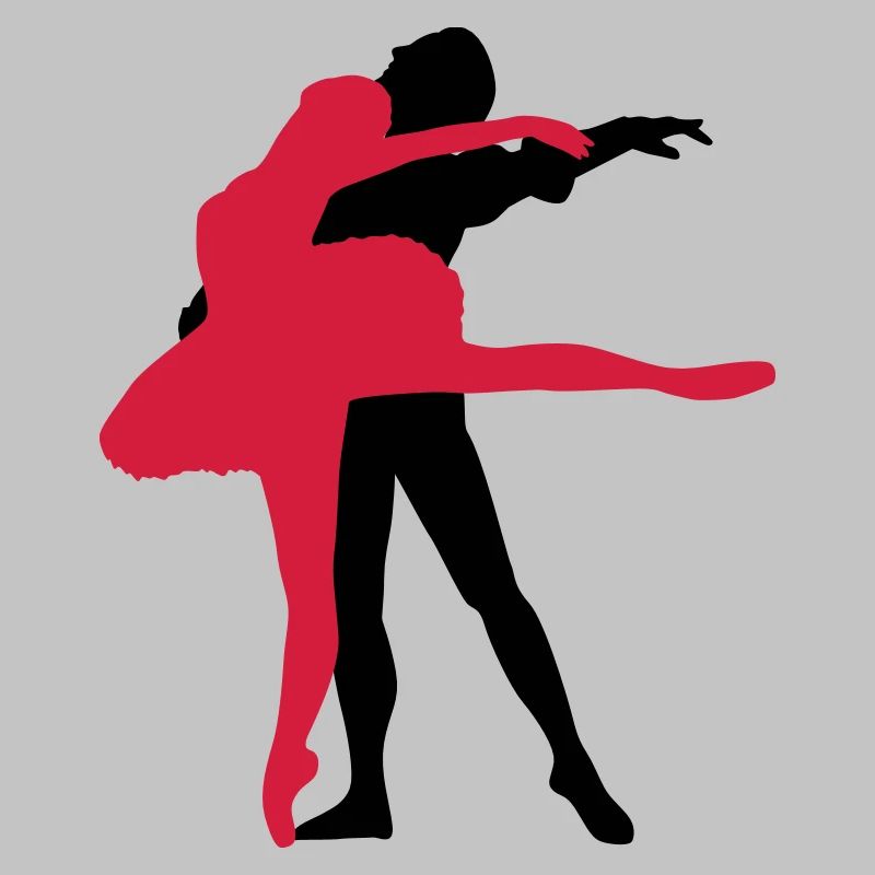 Danseuse de ballet vecteur Silhouette