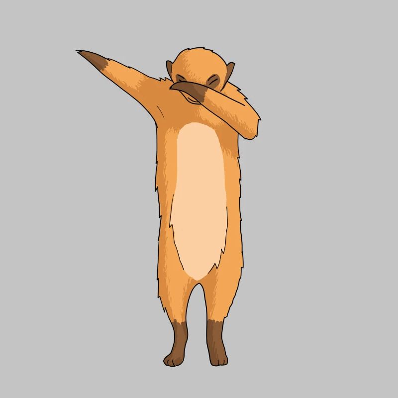 Tanzendes Erdmännchen - Meerkats Dabbing Dancing