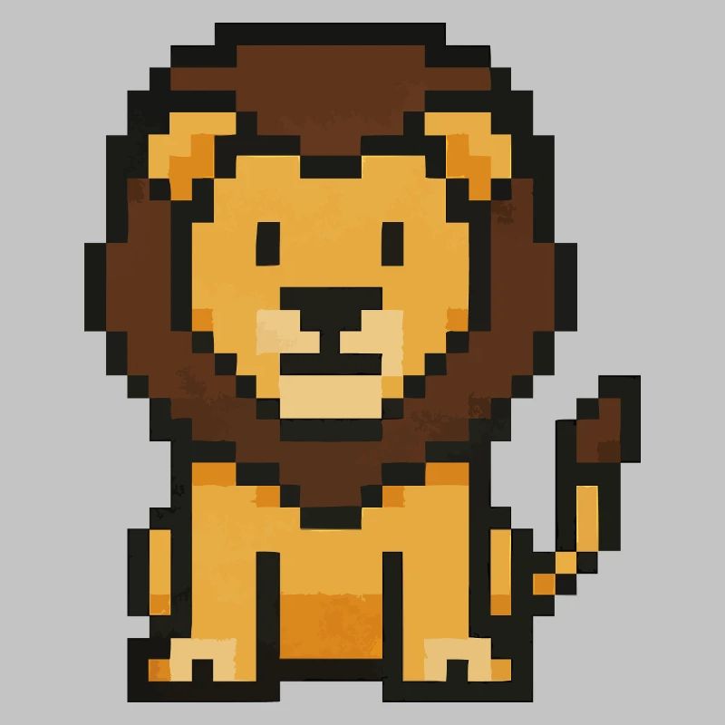 Löwe Pixel