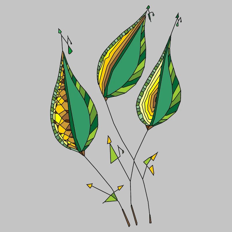 Feuilles décoratives