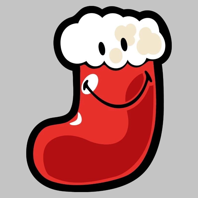 Smiley Christmas Stocking