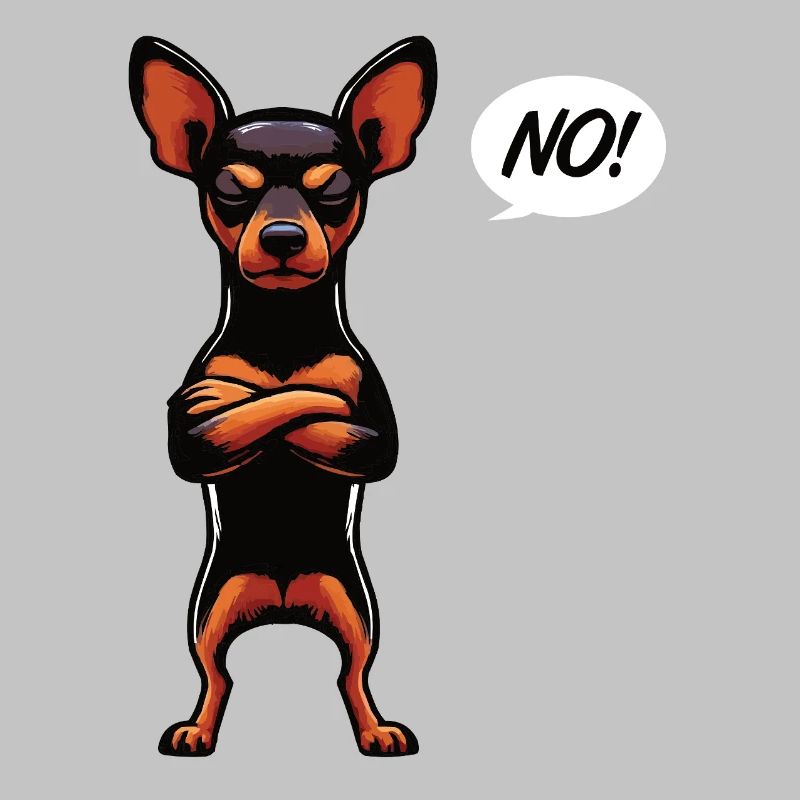 Pas de Pinscher miniature Pinscher Propriétaire de Pinscher