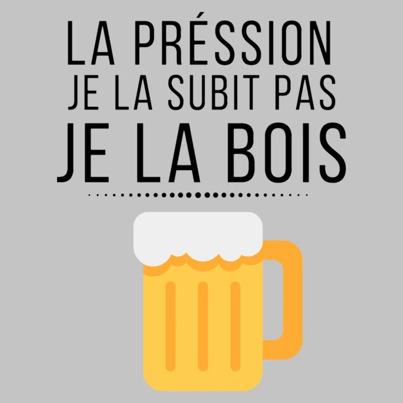 La pression je la subis pas je la bois