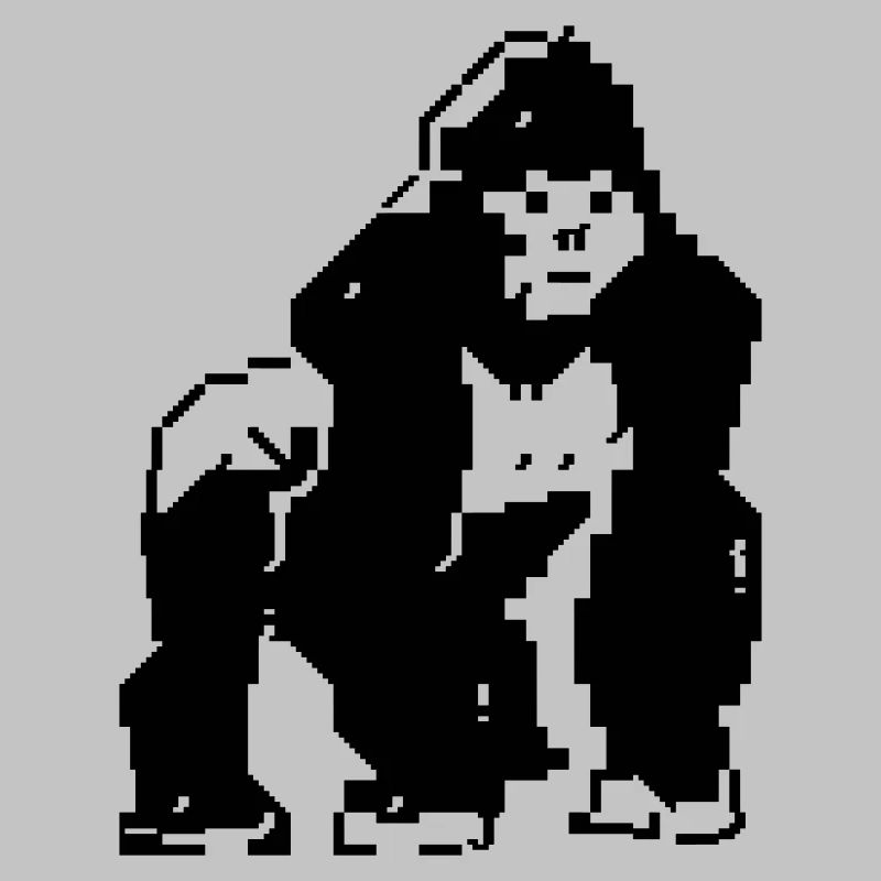 PETSCII gorilla
