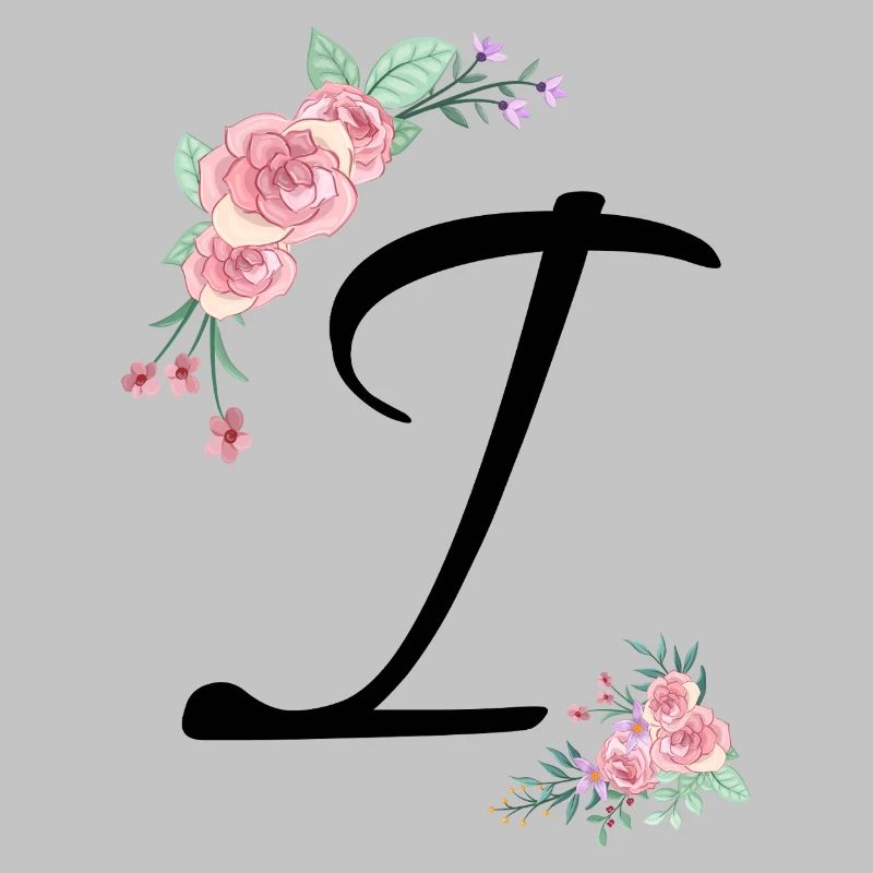 Letter i flowers