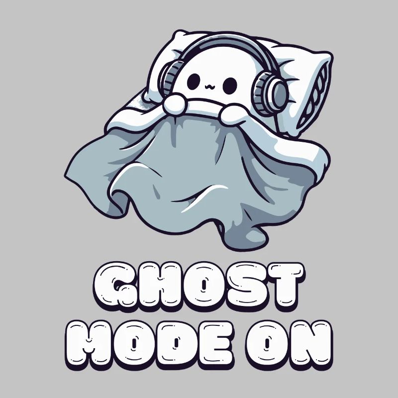 Ghost Mode On – Ghost Mode Activated Sleep Shirt
