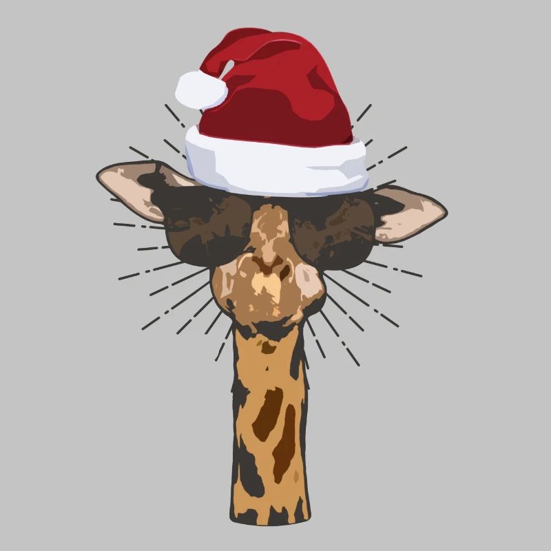 girafe de noel