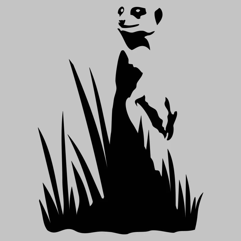 Erdmännchen im Gras