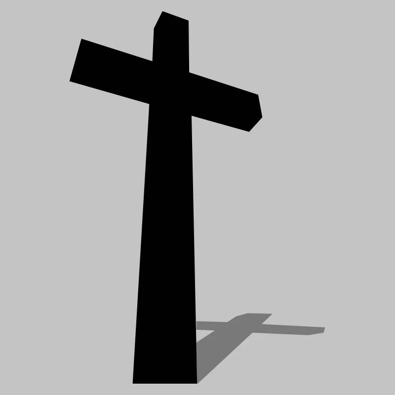 Kreuz Schatten 2c