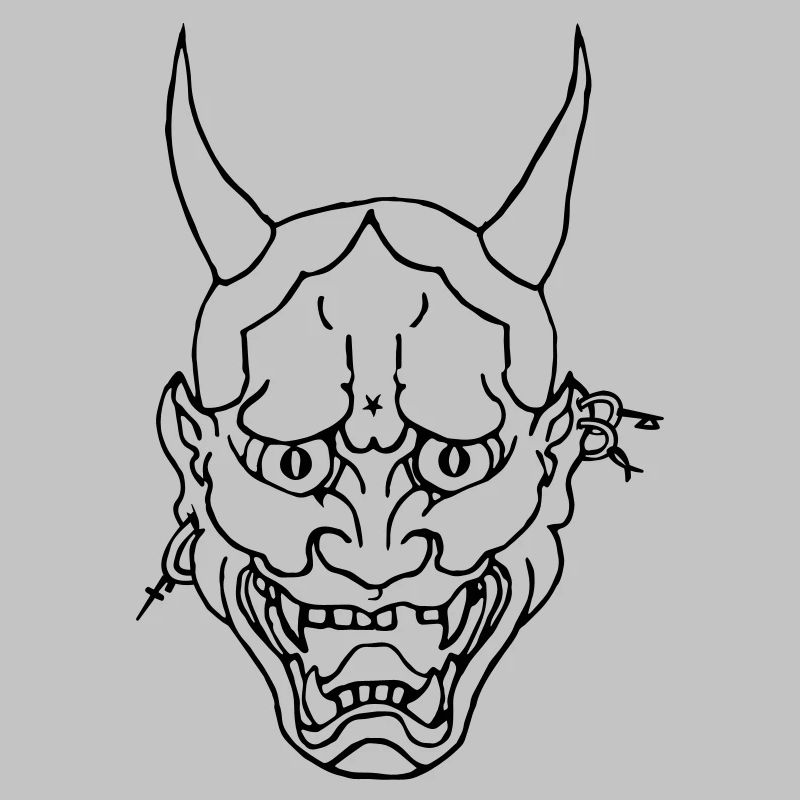 Fld.) LCF Devil`s Face Satan 666 Lucifer Asia Mask