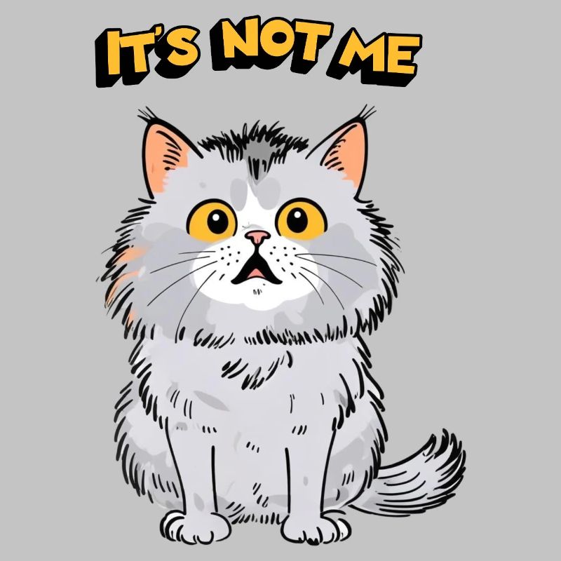 Das graue Kätzchen, süße Katze
