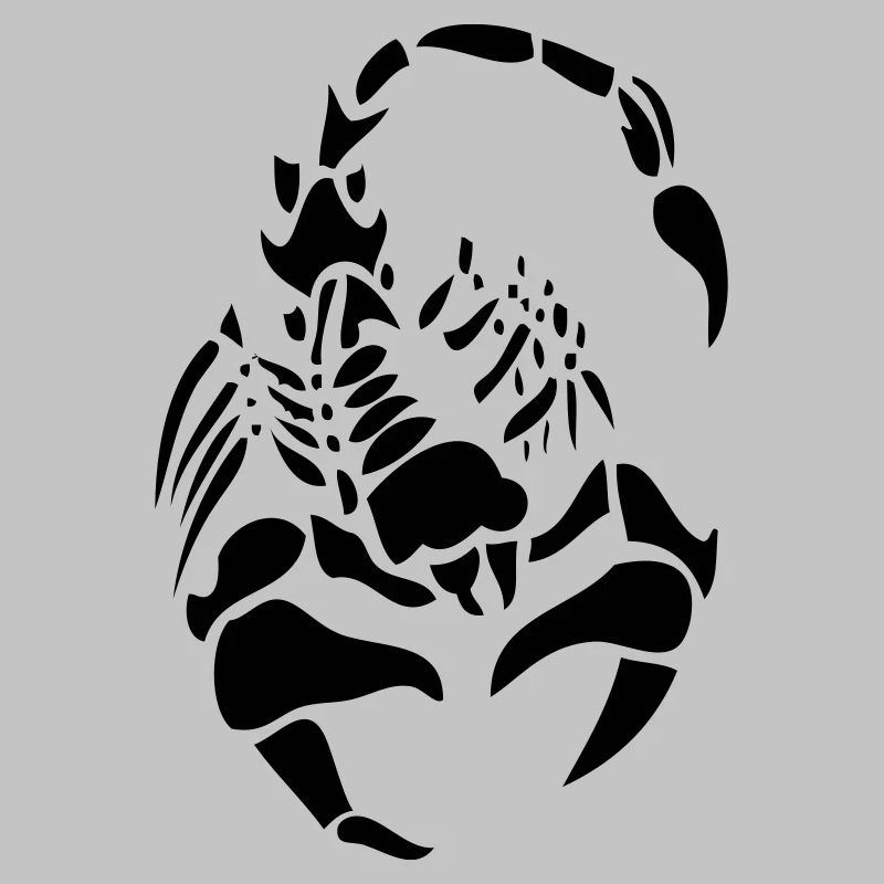 skorpion schwarz