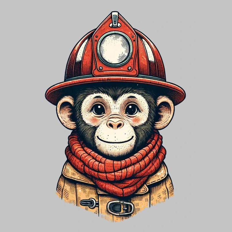 Pompier singe | Sapeurs-pompiers Äffle