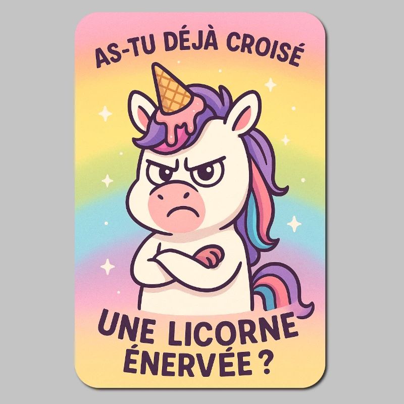 Wütendes Einhorn