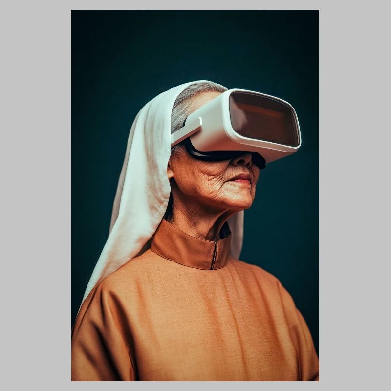 Künftiger Glaube an Virtual Reality