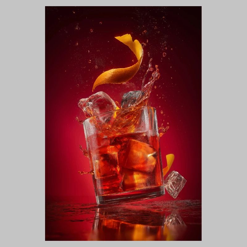 Spritziger Negroni-Cocktail