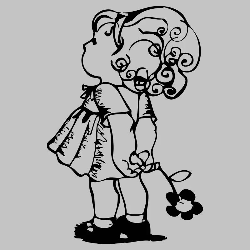 Enfant de fleur fille