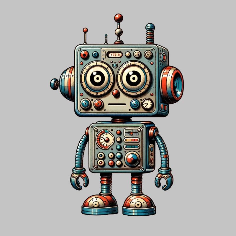 Toy Robot Looks Puzzled