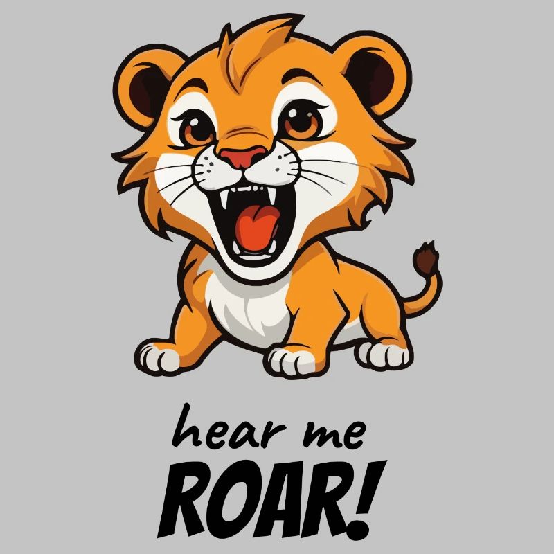 Brüllender Babylöwe