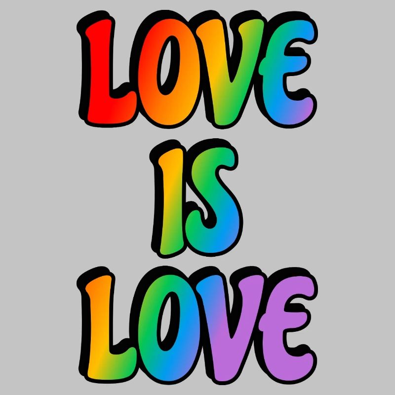 Liebe ist Liebe Regenbogenflagge LGBT Pride Monat