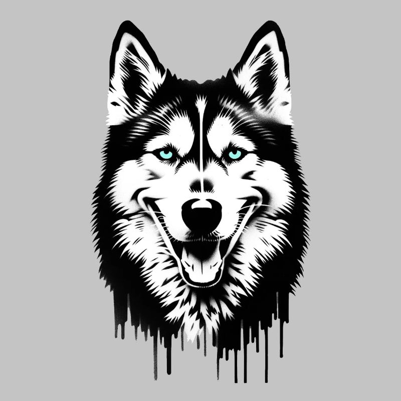 Husky Hundegesicht