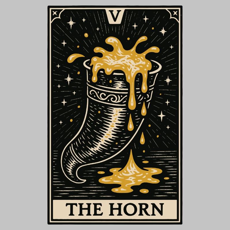 La corne – Carte rituelle de consommation de tarot à l’hydromel