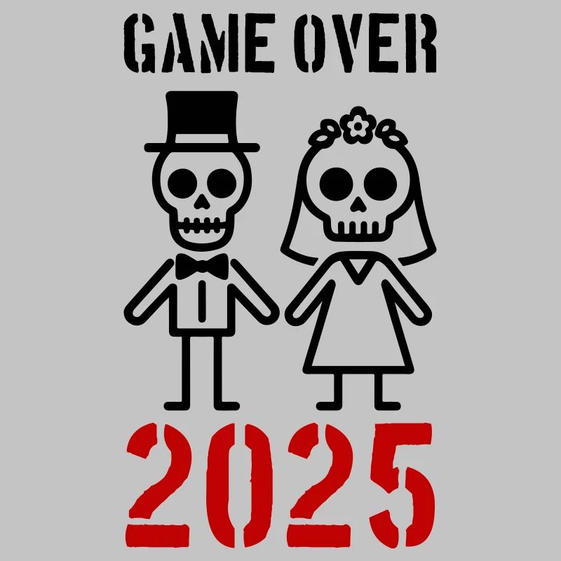 Game Over 2025 Hochzeit Ehepaar