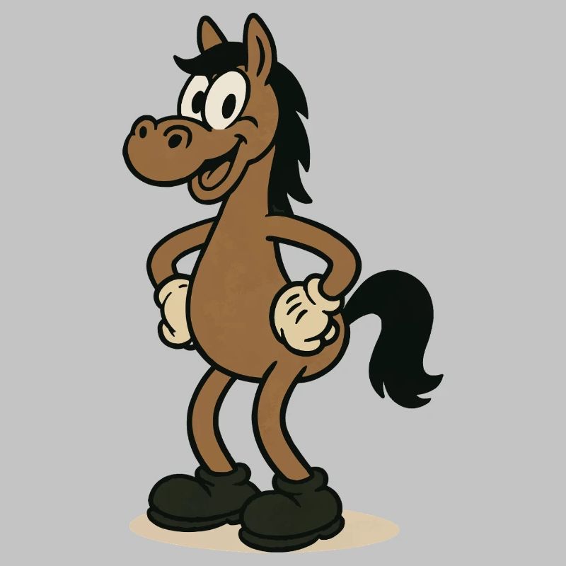 Bande dessinée de cheval