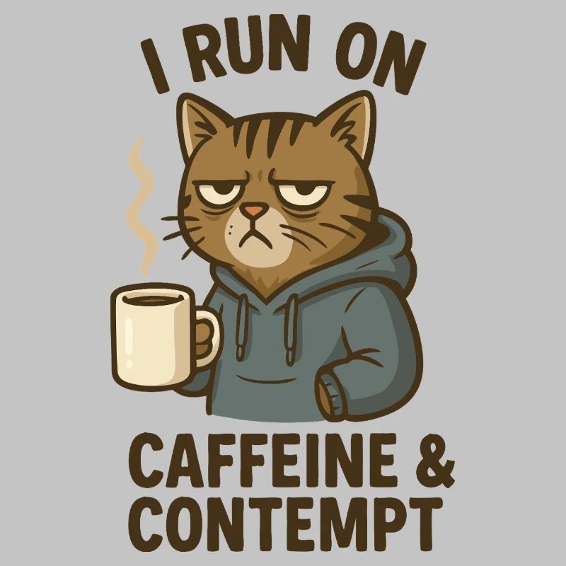 Chat de café