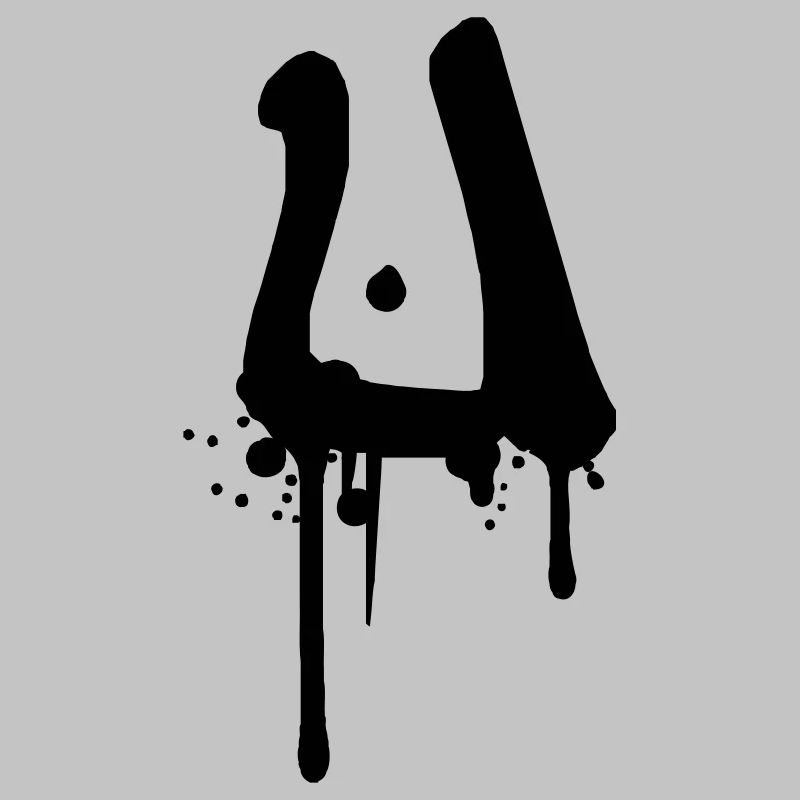 Graffiti U gouttes Farbklex spray