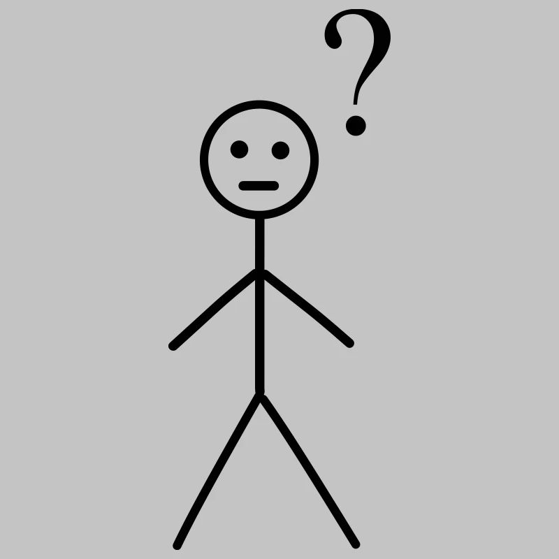 planloses Strichmännchen