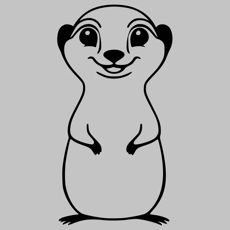 Suricate comme illustration vectorielle