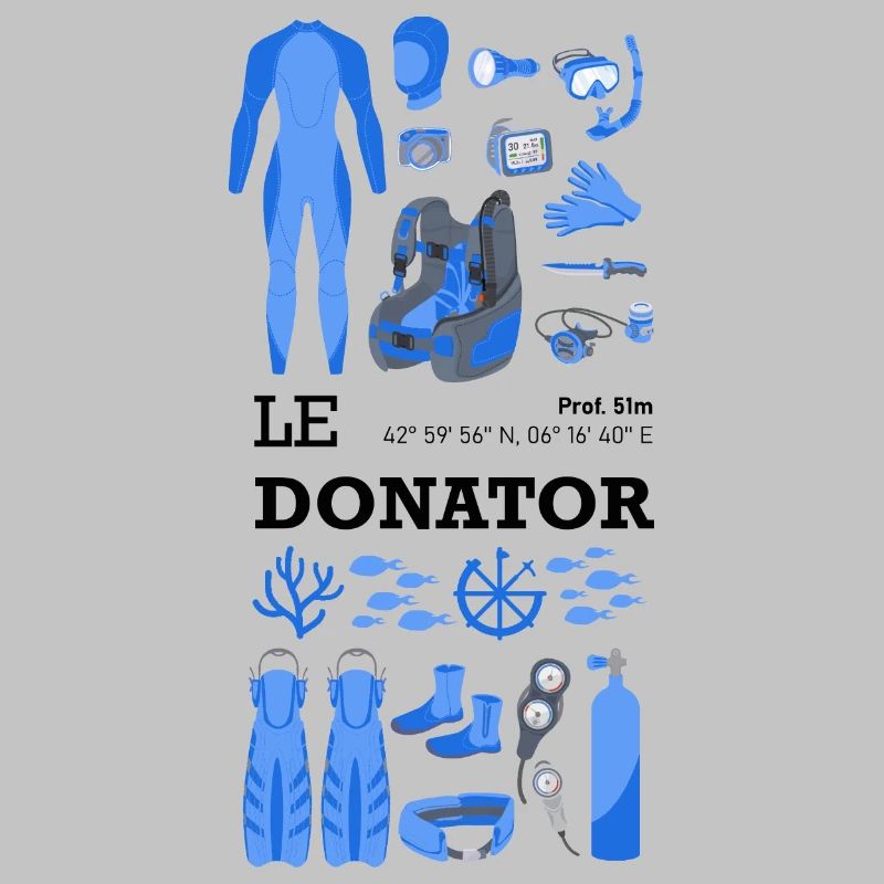 J'peux pas, j'ai plongée sur l'épave du Donator.