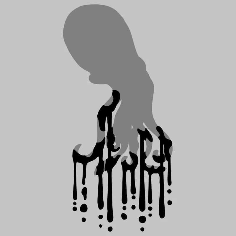 Tentacle Octopus Ink Drop Graffiti Spray Cool
