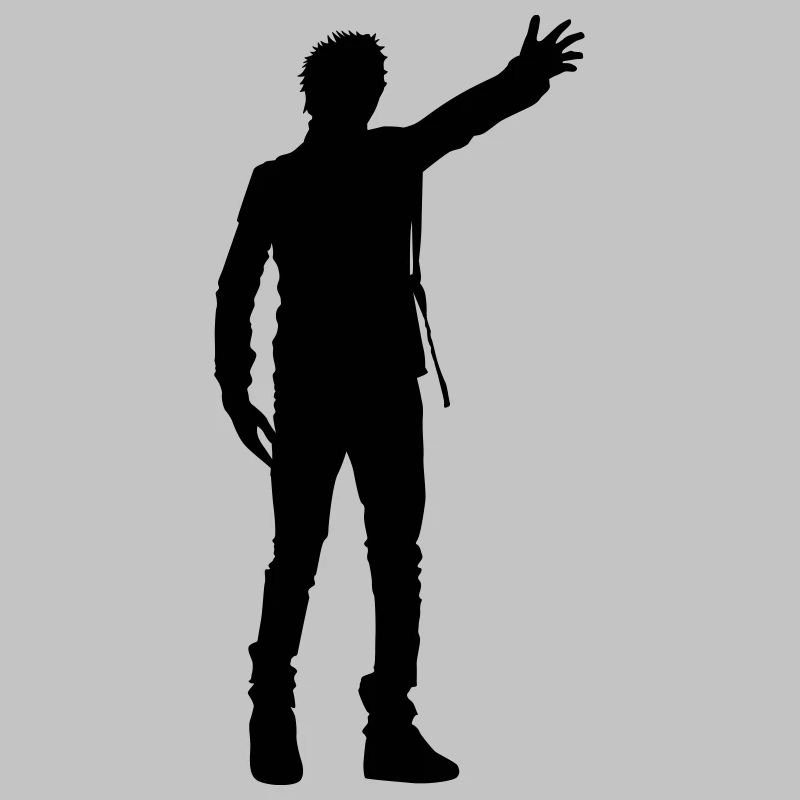 Mann Körper Silhouette Vektor-Design