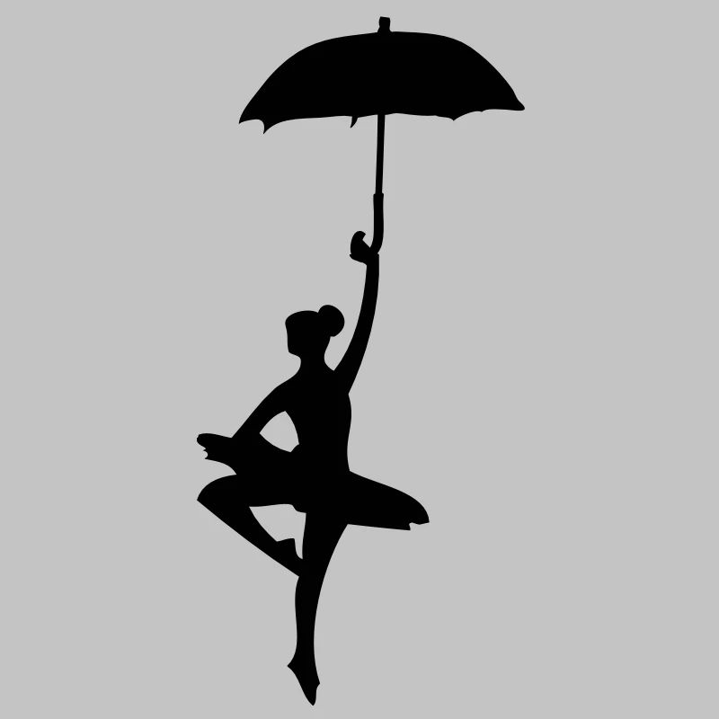 ballerina_dancer mit Regenschirm