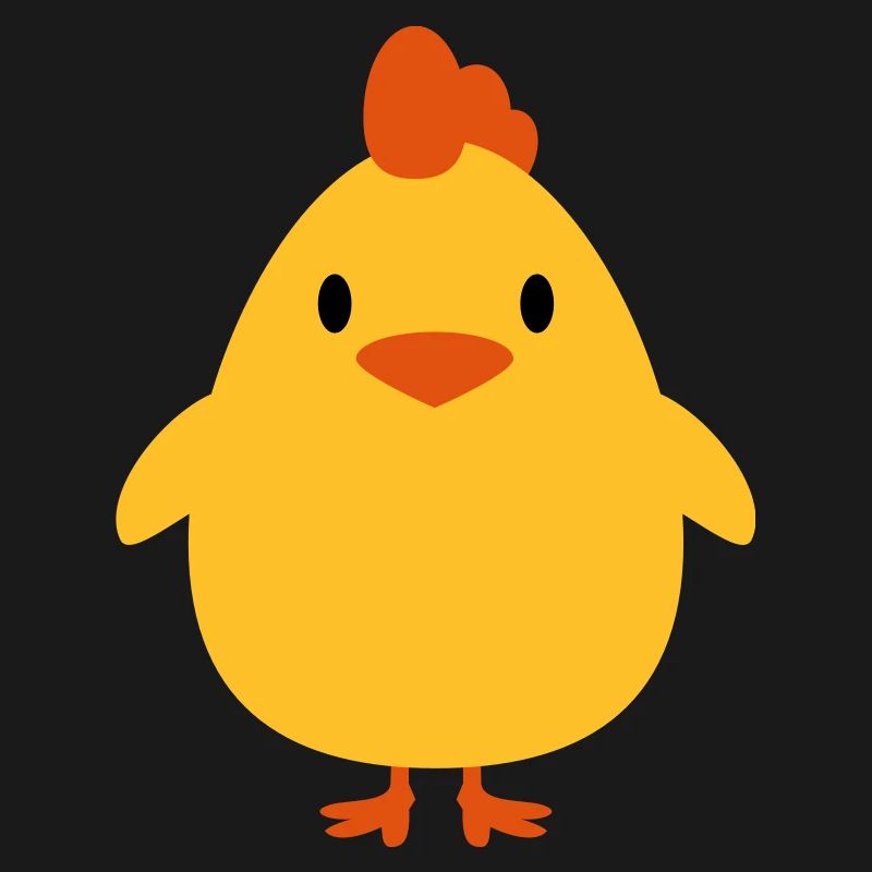 Poussins coq peu douce