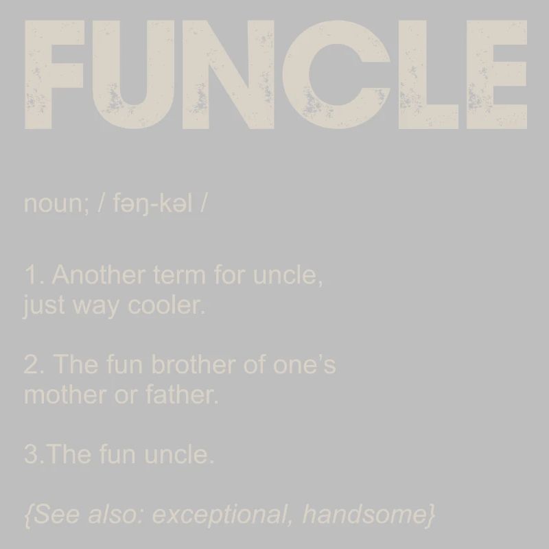 Foncle Typography Tee Design