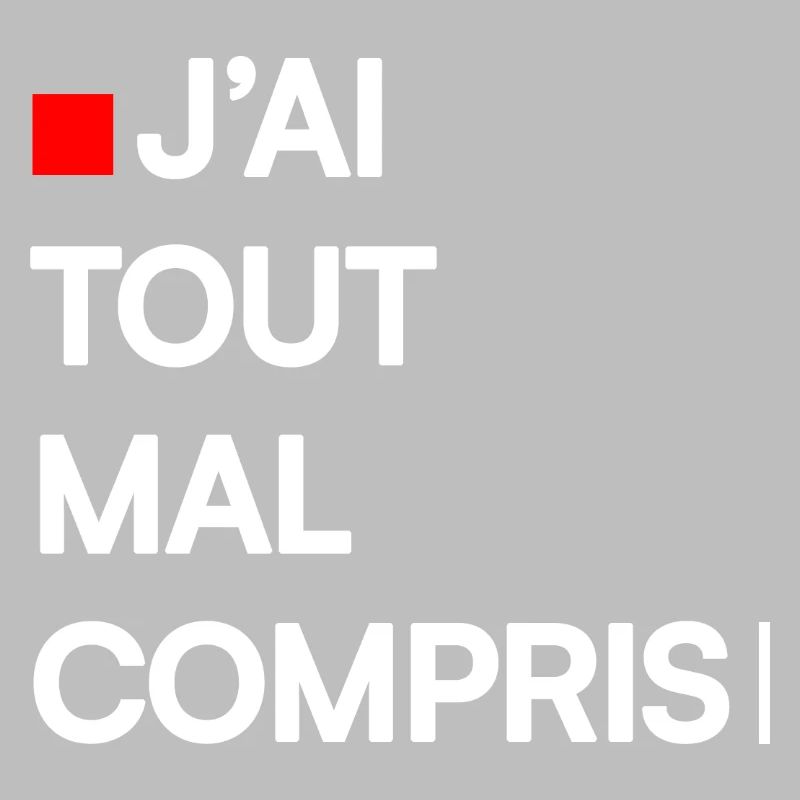 J’AI TOUT MAL COMPRIS | Humour autodérision