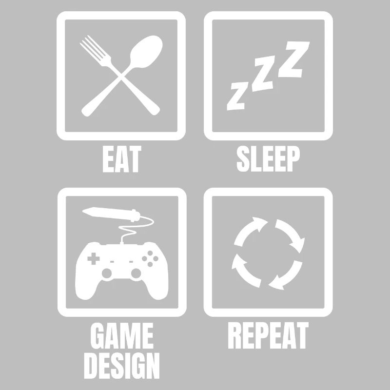 Manger le sommeil Conception du jeu Répéter