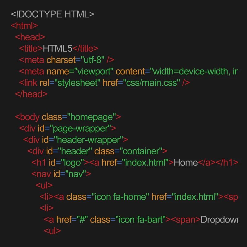 Code HTML5