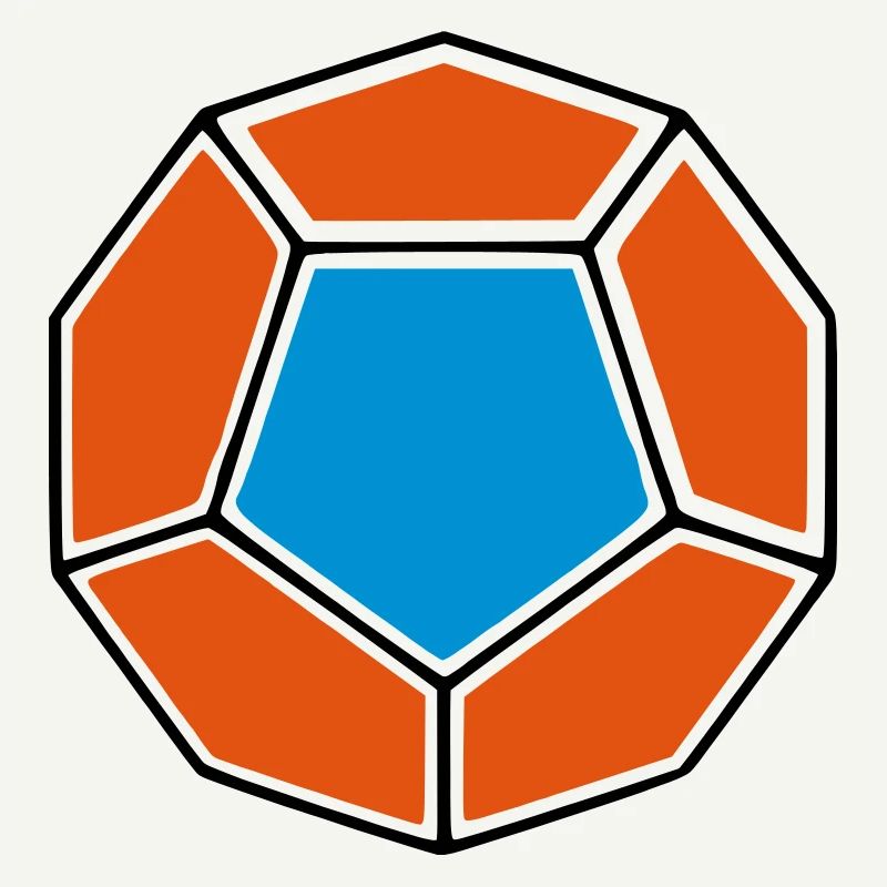 Dodecahedron / Dodekaeder - Platonischer Körper