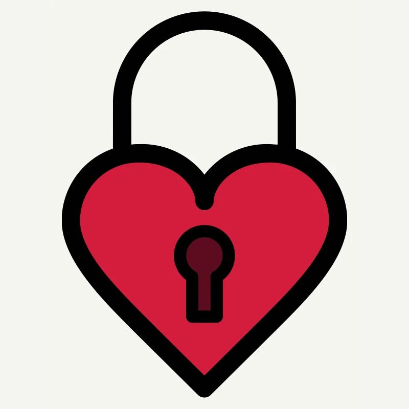 Cadenas, serrure d'amour