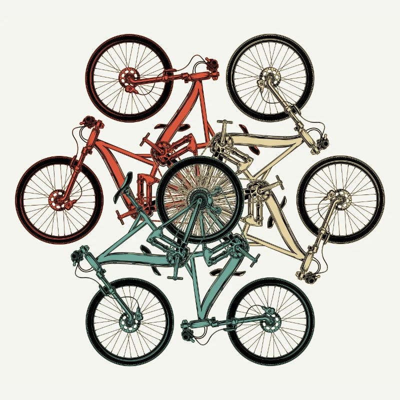 Bike Stack Collage