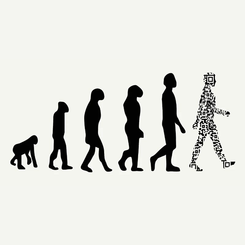 Evolution QR code - Humour pass sanitaire