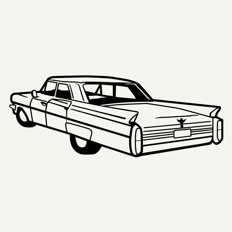 Caddy Vektor - Oldtimer, Low Rider