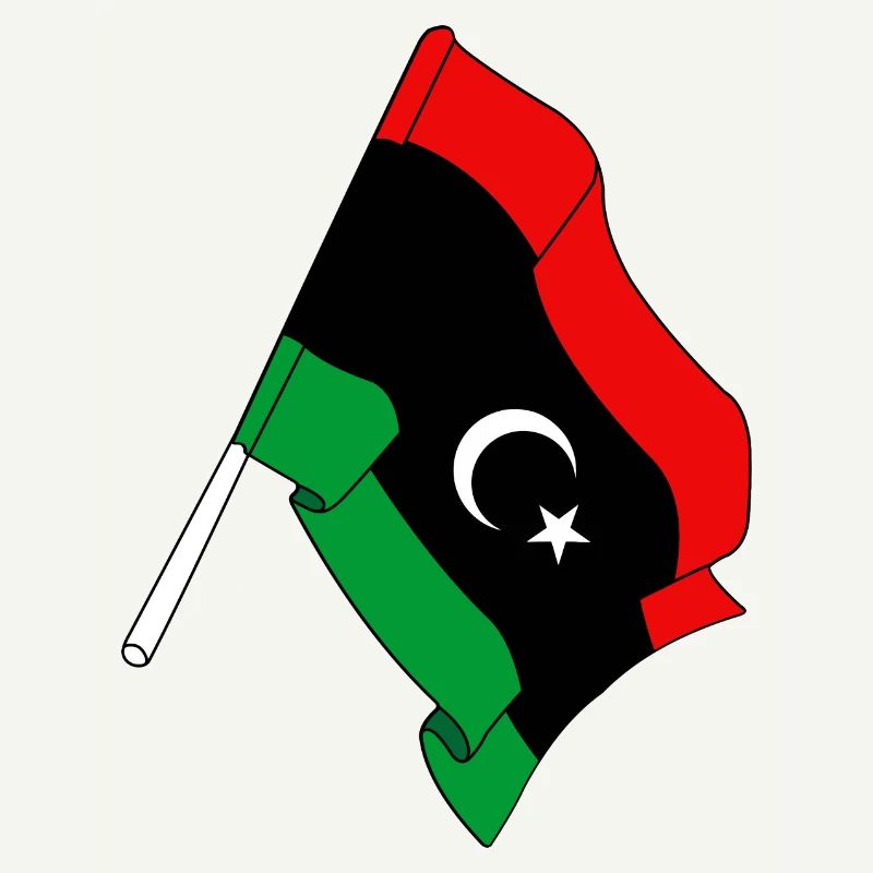 Flagge Libyen